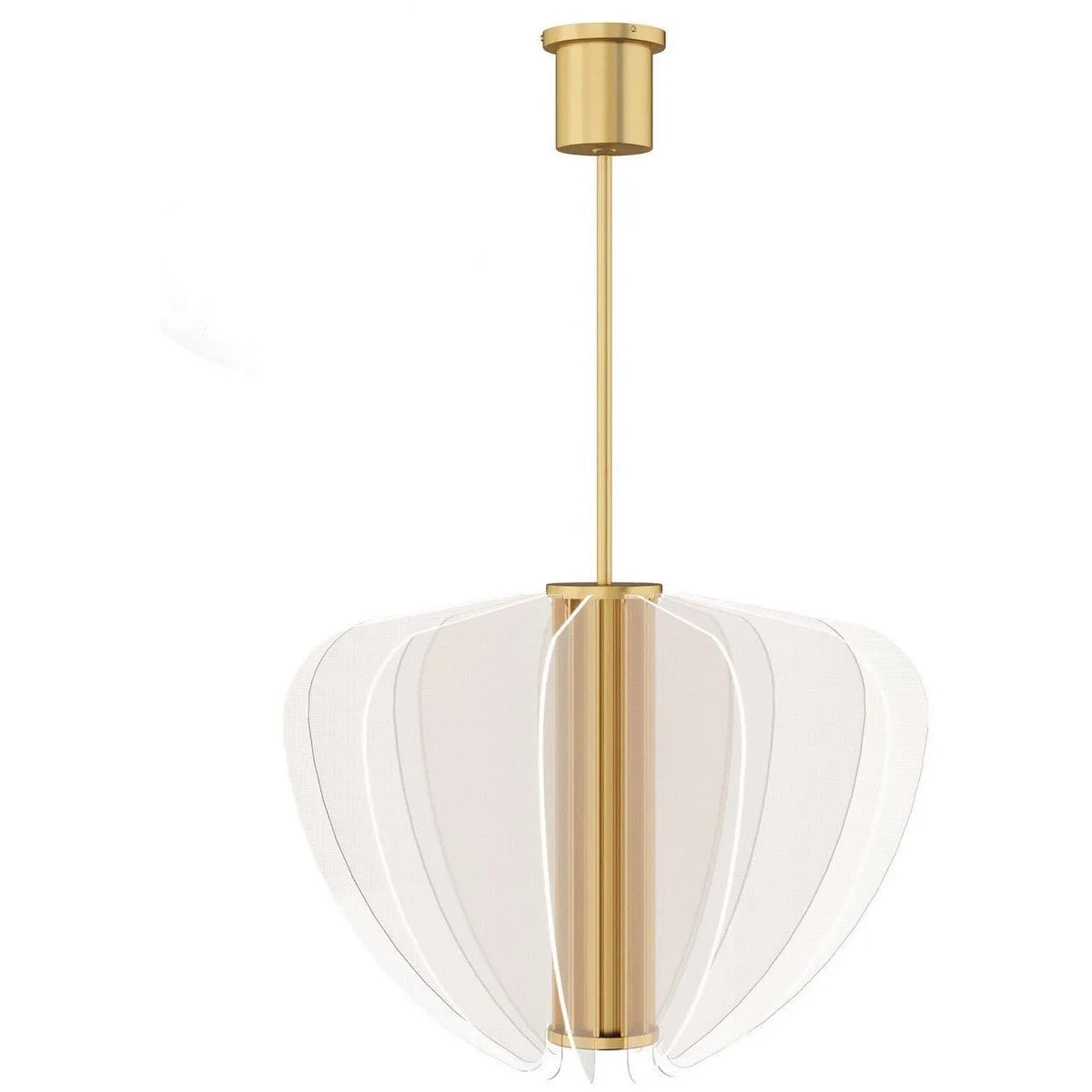 Visual Comfort Modern Collection - Nyra LED Chandelier - 700NYR28BR-LED930 | Montreal Lighting & Hardware