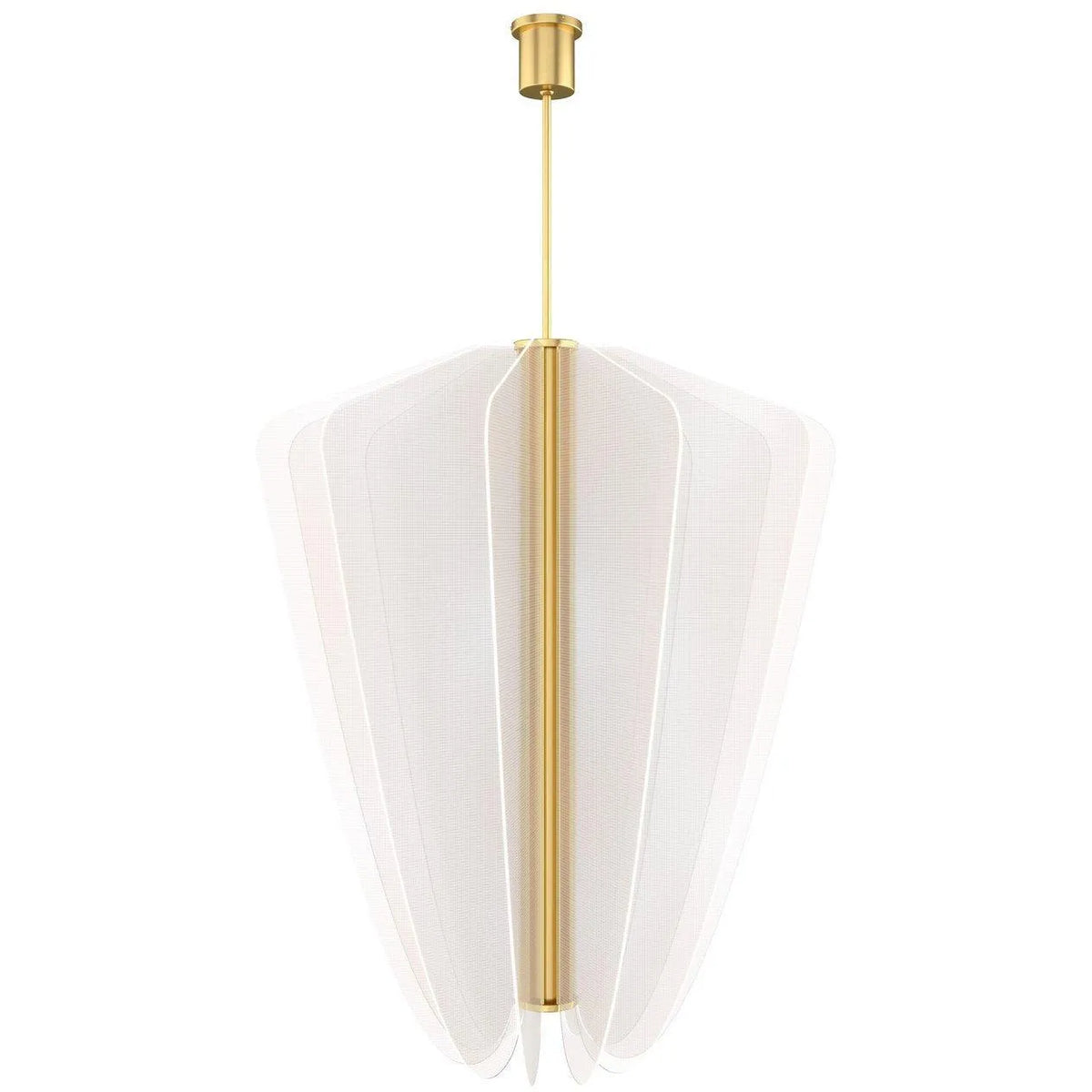 Visual Comfort Modern Collection - Nyra LED Chandelier - 700NYR42BR-LED930 | Montreal Lighting & Hardware