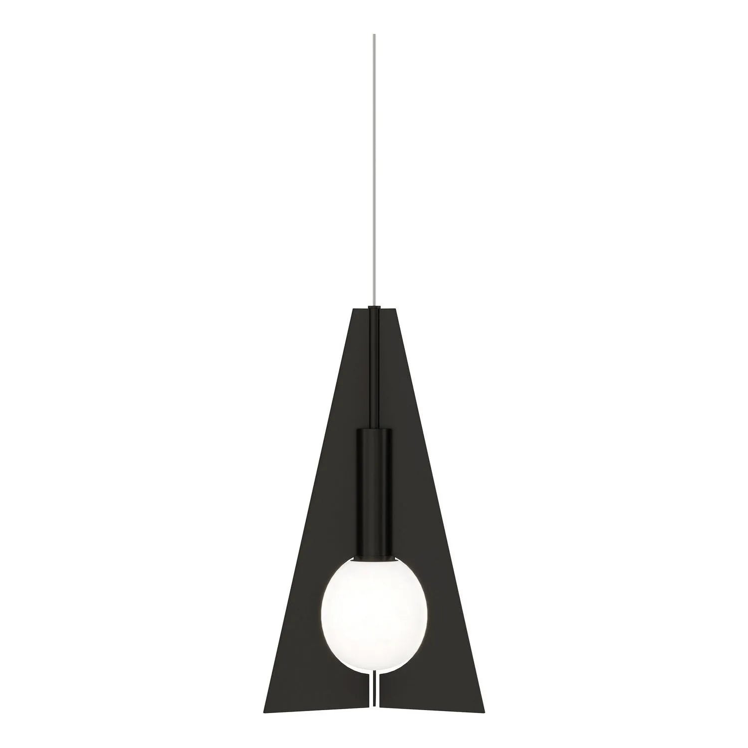 Visual Comfort Modern Collection - Orbel Pyramid LED Pendant - 700FJOBLPB-LED930 | Montreal Lighting & Hardware