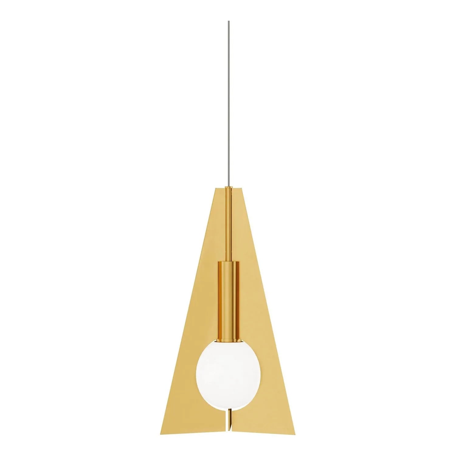 Visual Comfort Modern Collection - Orbel Pyramid LED Pendant - 700FJOBLPNB-LED930 | Montreal Lighting & Hardware