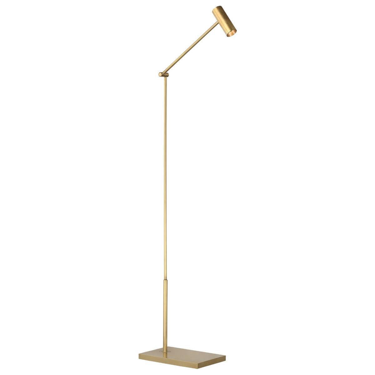 Visual Comfort Modern Collection - Ponte LED Floor Lamp - SLFL57230HAB | Montreal Lighting & Hardware