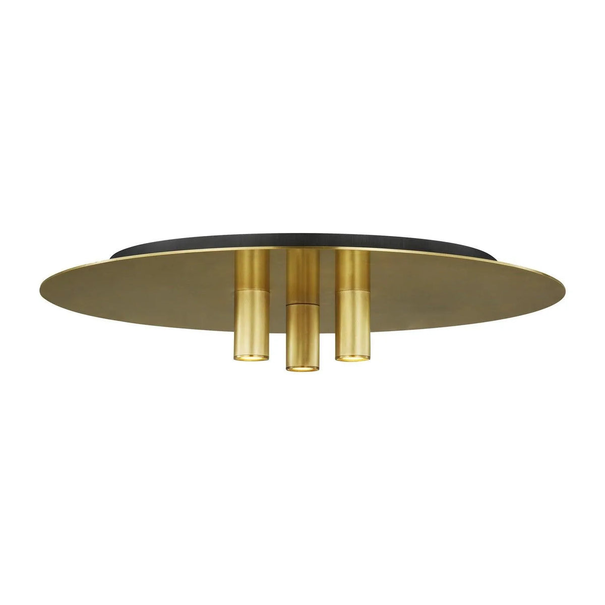 Visual Comfort Modern Collection - Ponte LED Flush Mount - 700FMPNT16B-LED930-277 | Montreal Lighting & Hardware