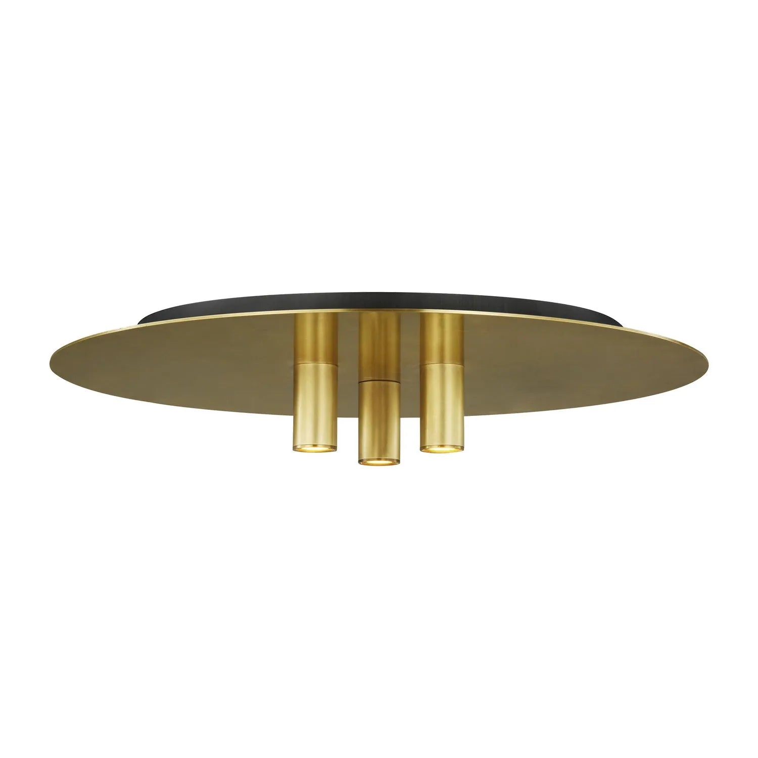 Visual Comfort Modern Collection - Ponte LED Flush Mount - 700FMPNT16NB-LED930-277 | Montreal Lighting & Hardware