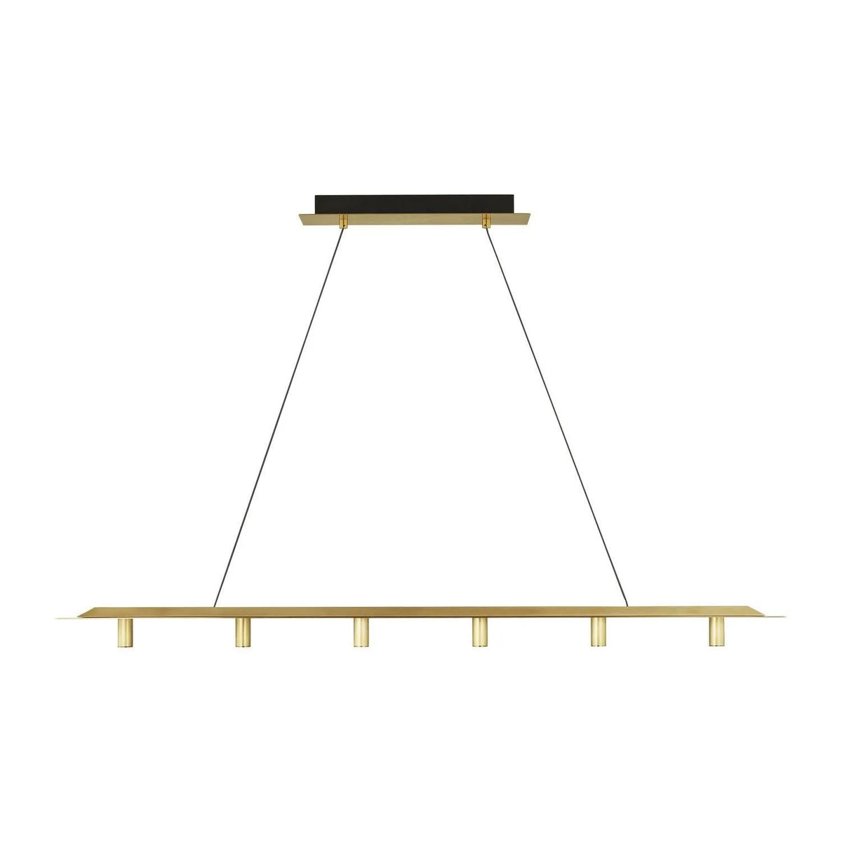 Visual Comfort Modern Collection - Ponte LED Linear Suspension - 700LSPNT50B-LED930-277 | Montreal Lighting & Hardware