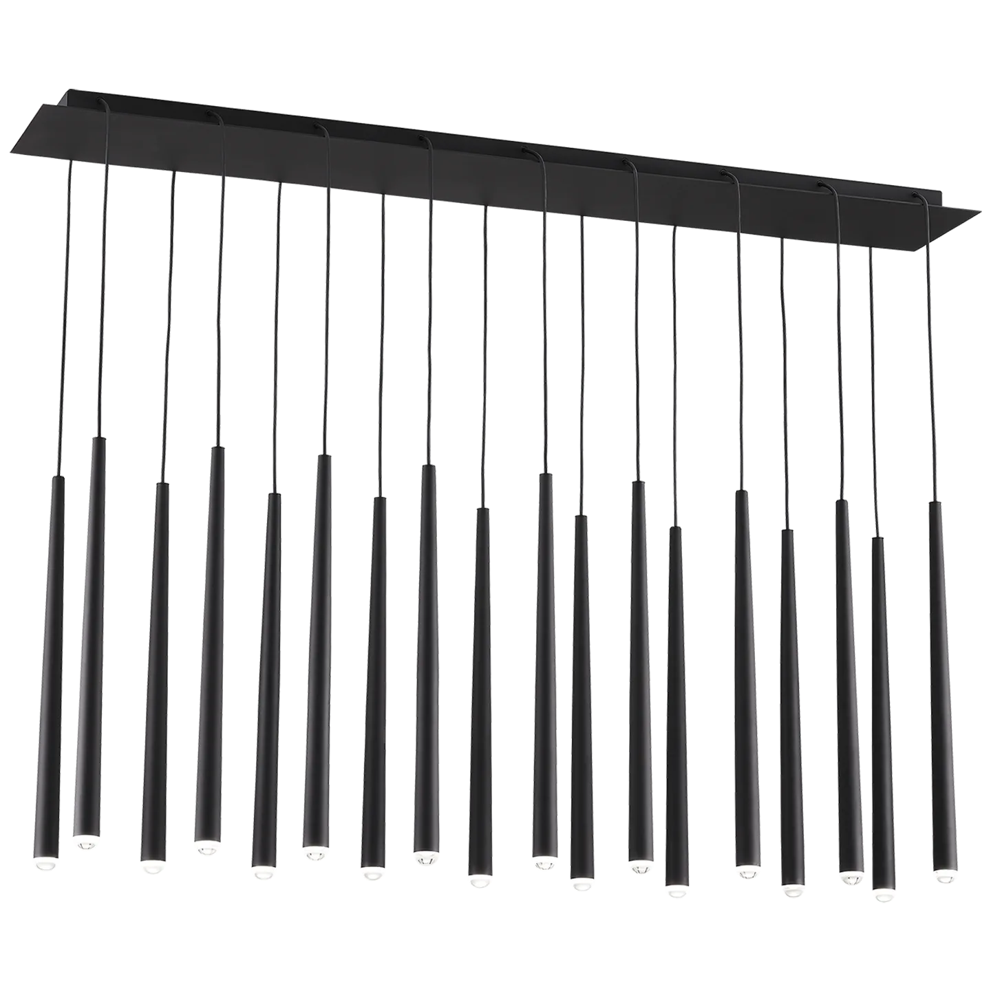 Visual Comfort Modern Collection - Pylon LED Linear Chandelier - 700TRSPPYL18TB-LED930120 | Montreal Lighting & Hardware