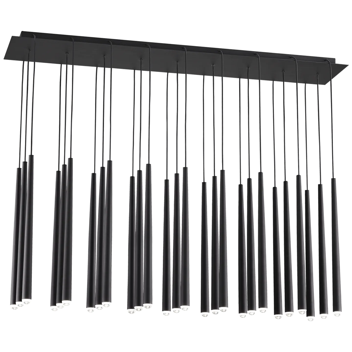 Visual Comfort Modern Collection - Pylon LED Linear Chandelier - 700TRSPPYL27TB-LED930120 | Montreal Lighting & Hardware