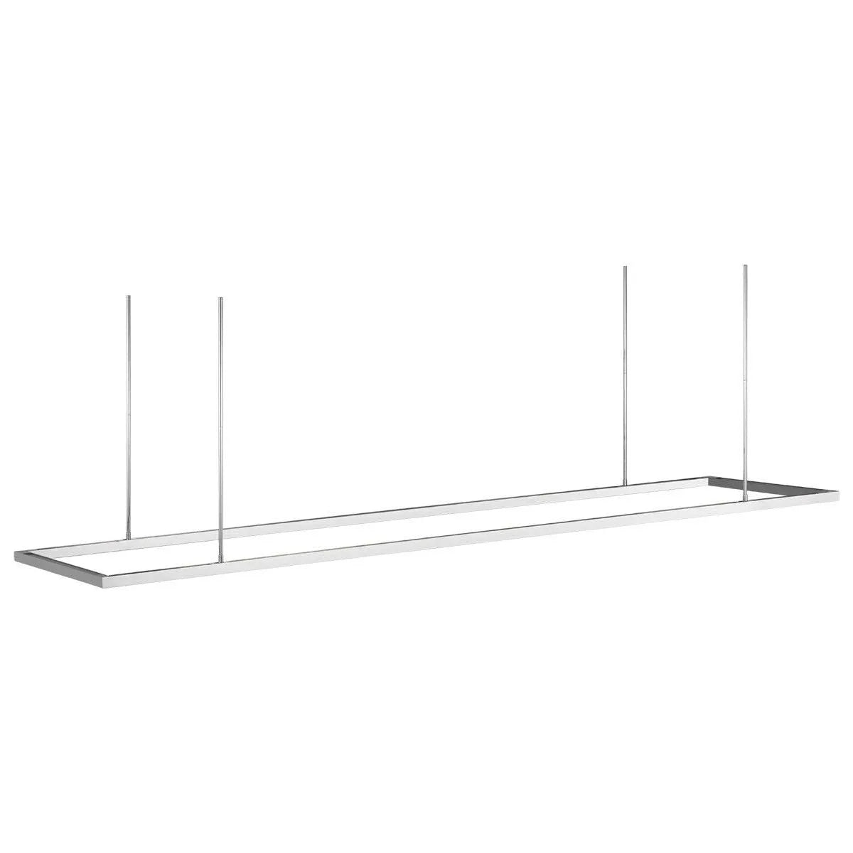 Visual Comfort Modern Collection - Stagger Halo LED Linear Suspension - 700LSSTG84PSS-LED927 | Montreal Lighting & Hardware