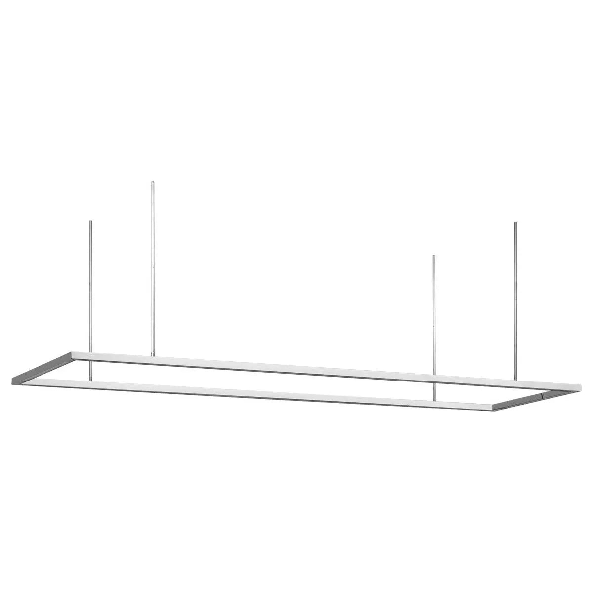 Visual Comfort Modern Collection - Stagger Halo Uplight LED Linear Suspension - MDLS18627PSS | Montreal Lighting & Hardware