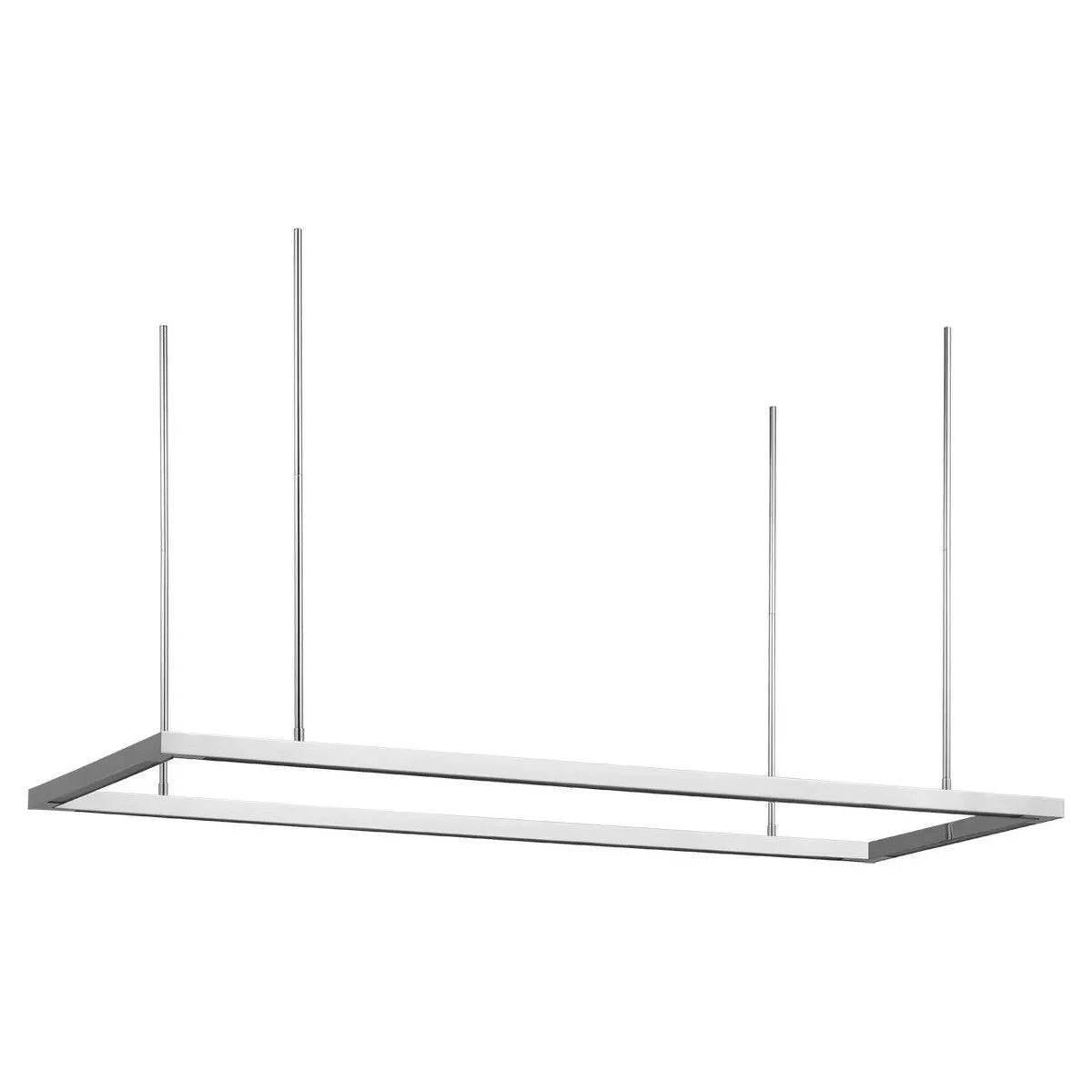 Visual Comfort Modern Collection - Stagger Halo Uplight LED Linear Suspension - MDLS18727PSS | Montreal Lighting & Hardware