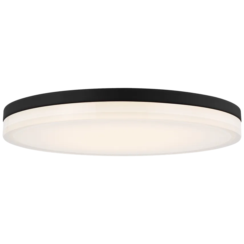 Visual Comfort Modern Collection - Wyatt LED Flush Mount - 700FMWYT16B-LED930 | Montreal Lighting & Hardware