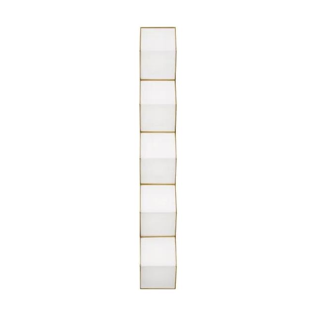 Visual Comfort Modern Collection - Zig Zag LED Wall Sconce - CDWS11227WNB | Montreal Lighting & Hardware