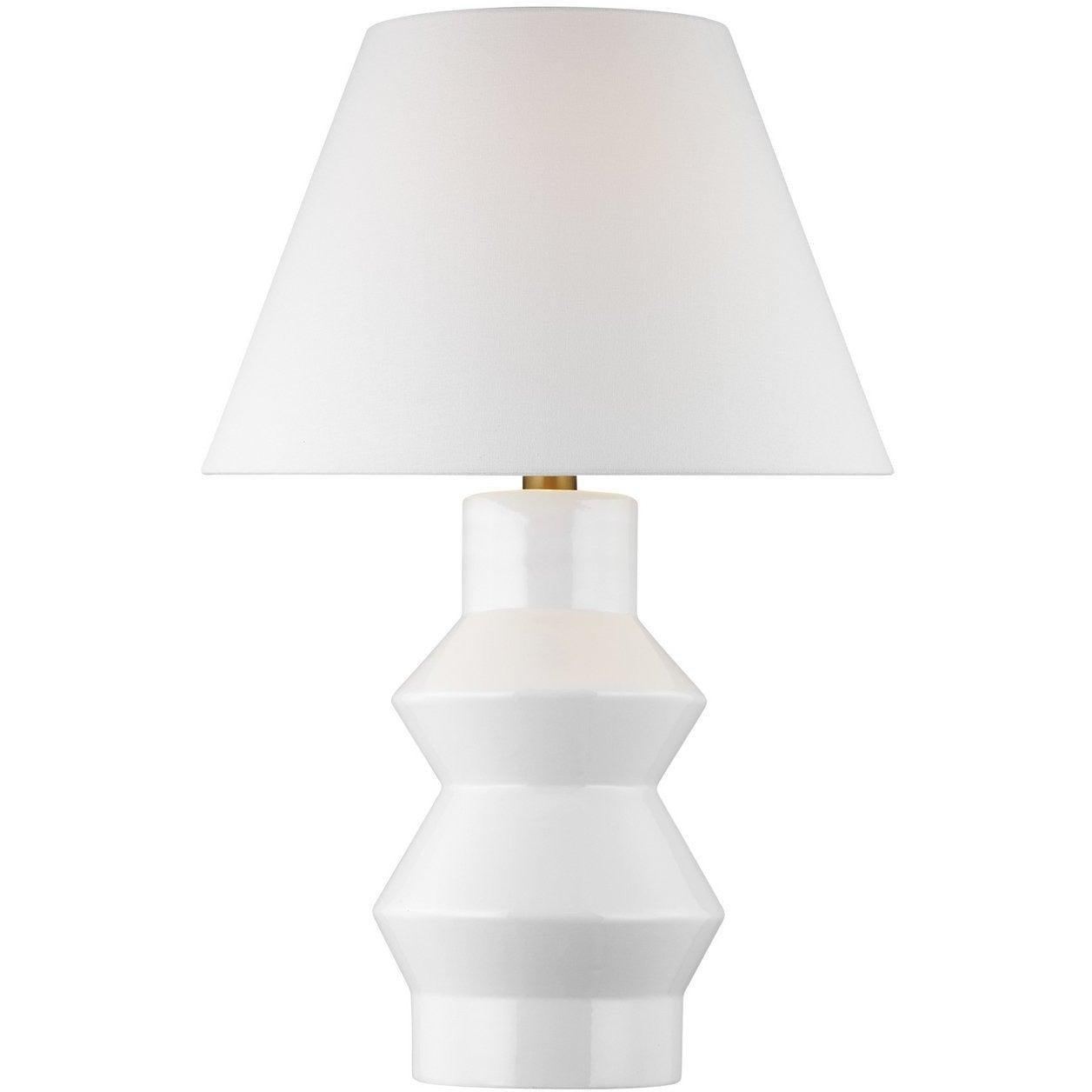 DJT1011SB1 by Visual Comfort - Porteau Medium Table Lamp Satin