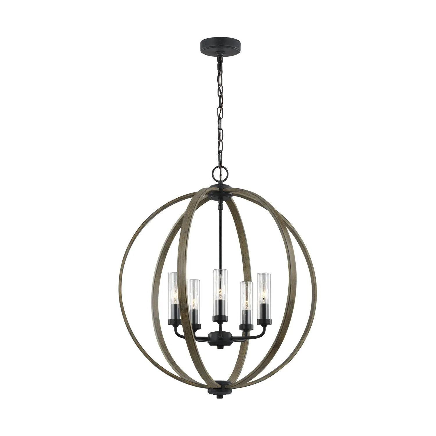 Visual Comfort Studio Collection - Allier Outdoor Chandelier - OLF3294/5WOW/AF | Montreal Lighting & Hardware