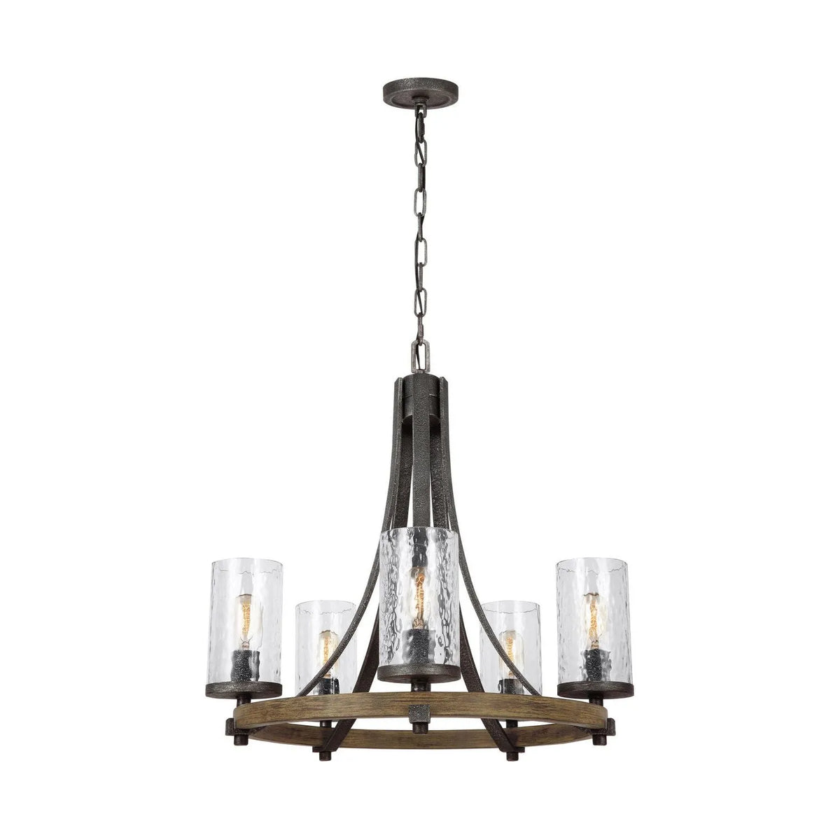 Visual Comfort Studio Collection - Angelo Chandelier - F3133/5DWK/SGM | Montreal Lighting & Hardware