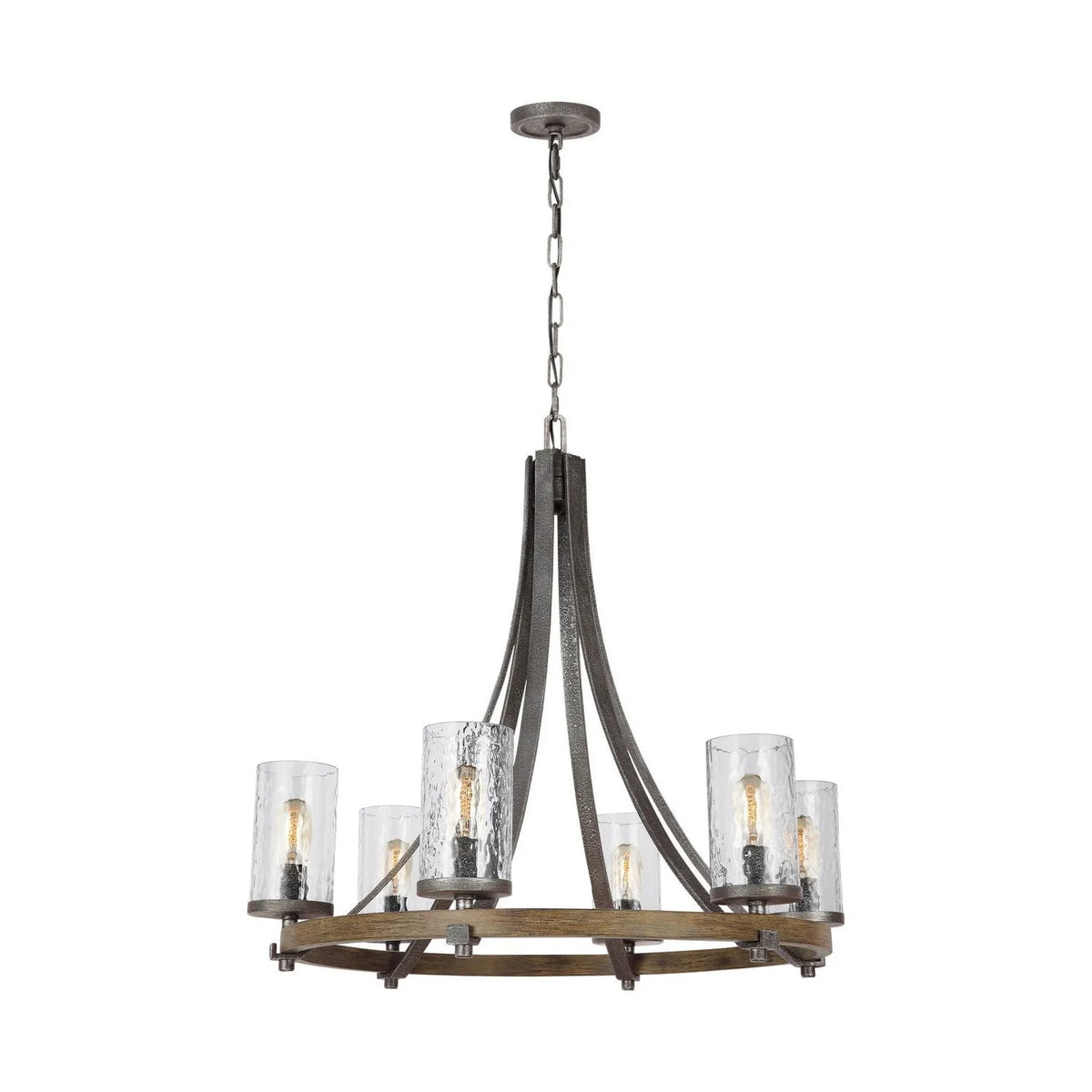 Visual Comfort Studio Collection - Angelo Chandelier - F3134/6DWK/SGM | Montreal Lighting & Hardware