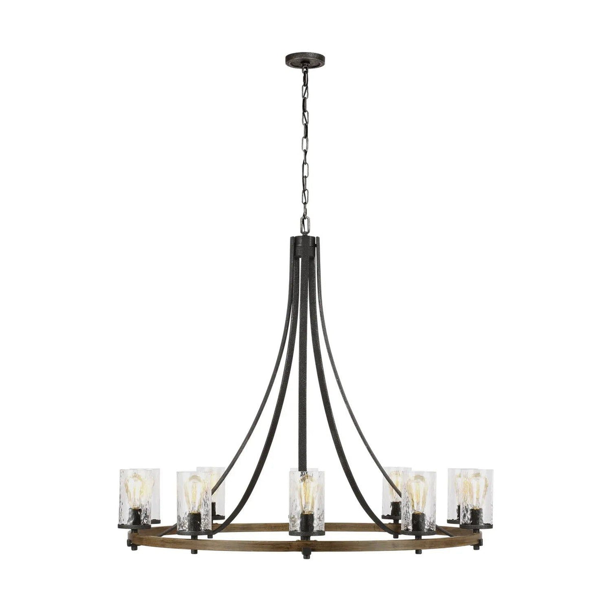 Visual Comfort Studio Collection - Angelo Chandelier - F3137/10DWK/SGM | Montreal Lighting & Hardware