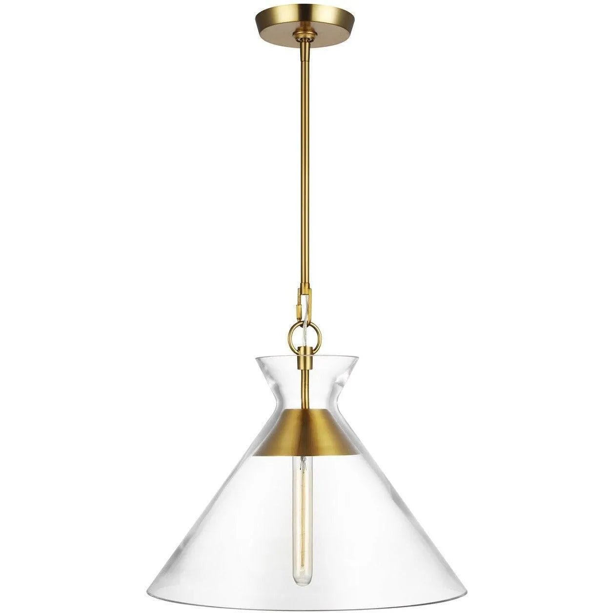 Visual Comfort Studio Collection - Atlantic Narrow Pendant - CP1031BBS | Montreal Lighting & Hardware