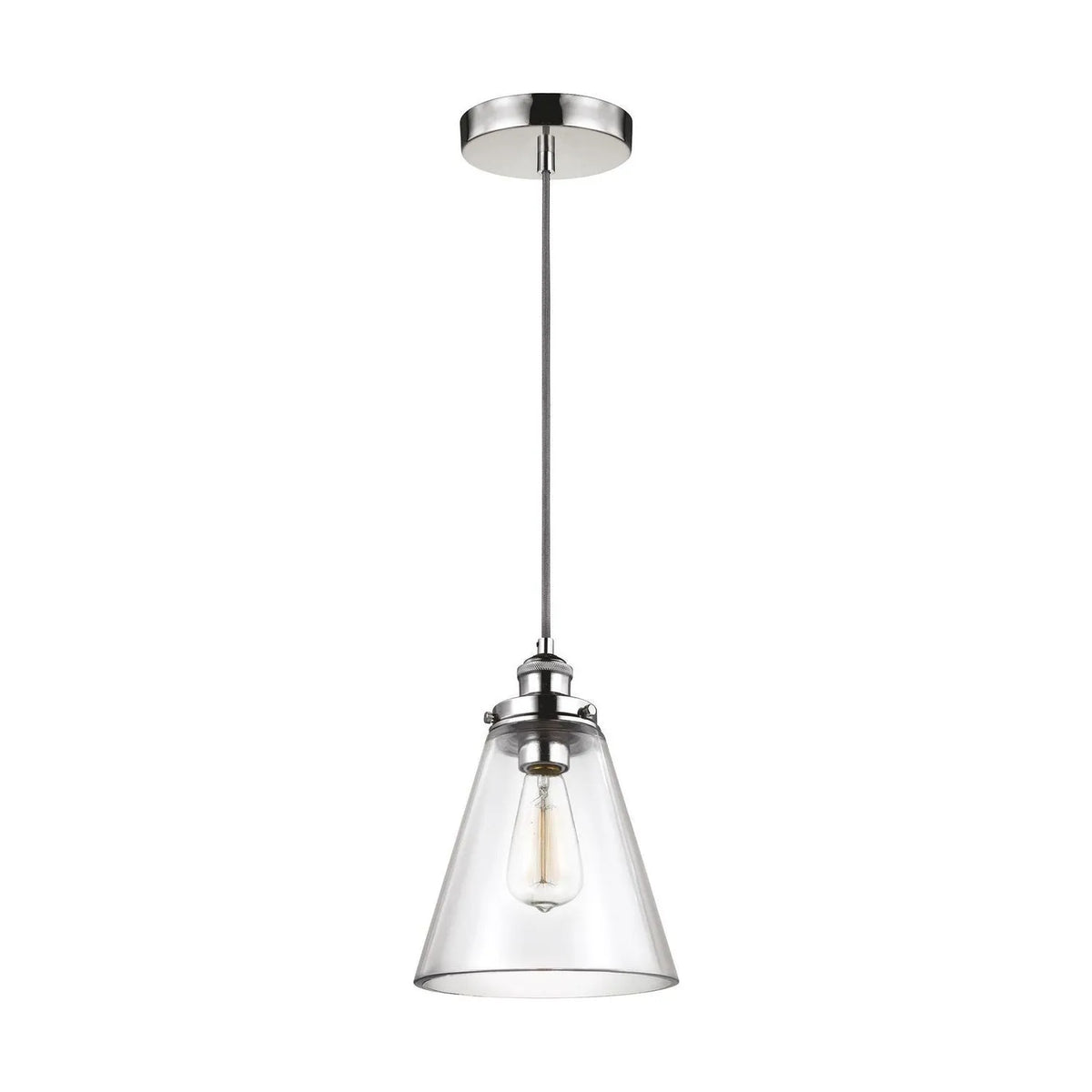 Visual Comfort Studio Collection - Baskin Pendant P1347 - P1347PN | Montreal Lighting & Hardware