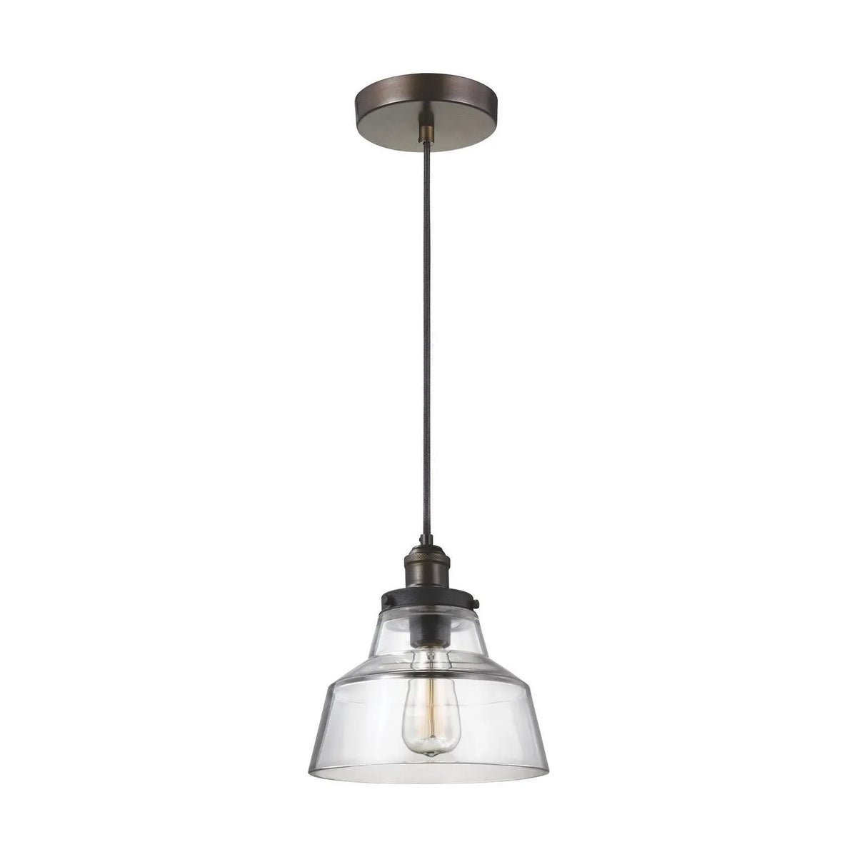 Visual Comfort Studio Collection - Baskin Pendant P1348 - P1348PAGB/DWZ | Montreal Lighting & Hardware