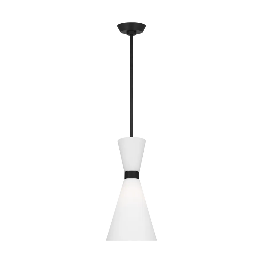 Visual Comfort Studio Collection - Belcarra Pendant - DJP1101MBK | Montreal Lighting & Hardware