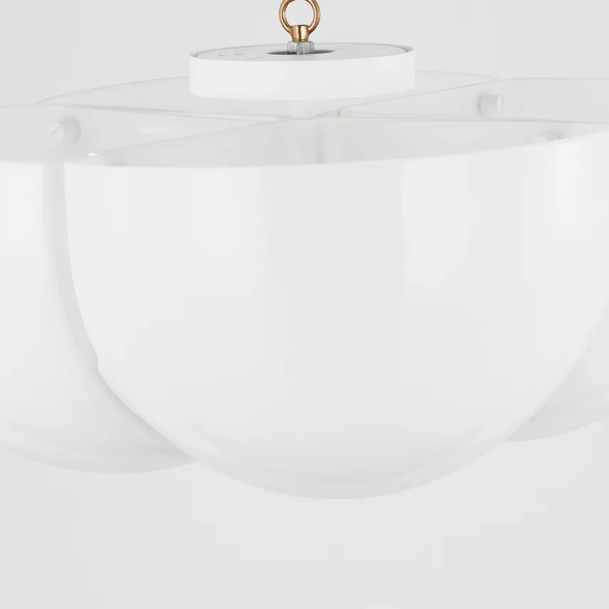 Visual Comfort Studio Collection - Cheverny Semi-Flush Mount - LXF1004BBS | Montreal Lighting & Hardware