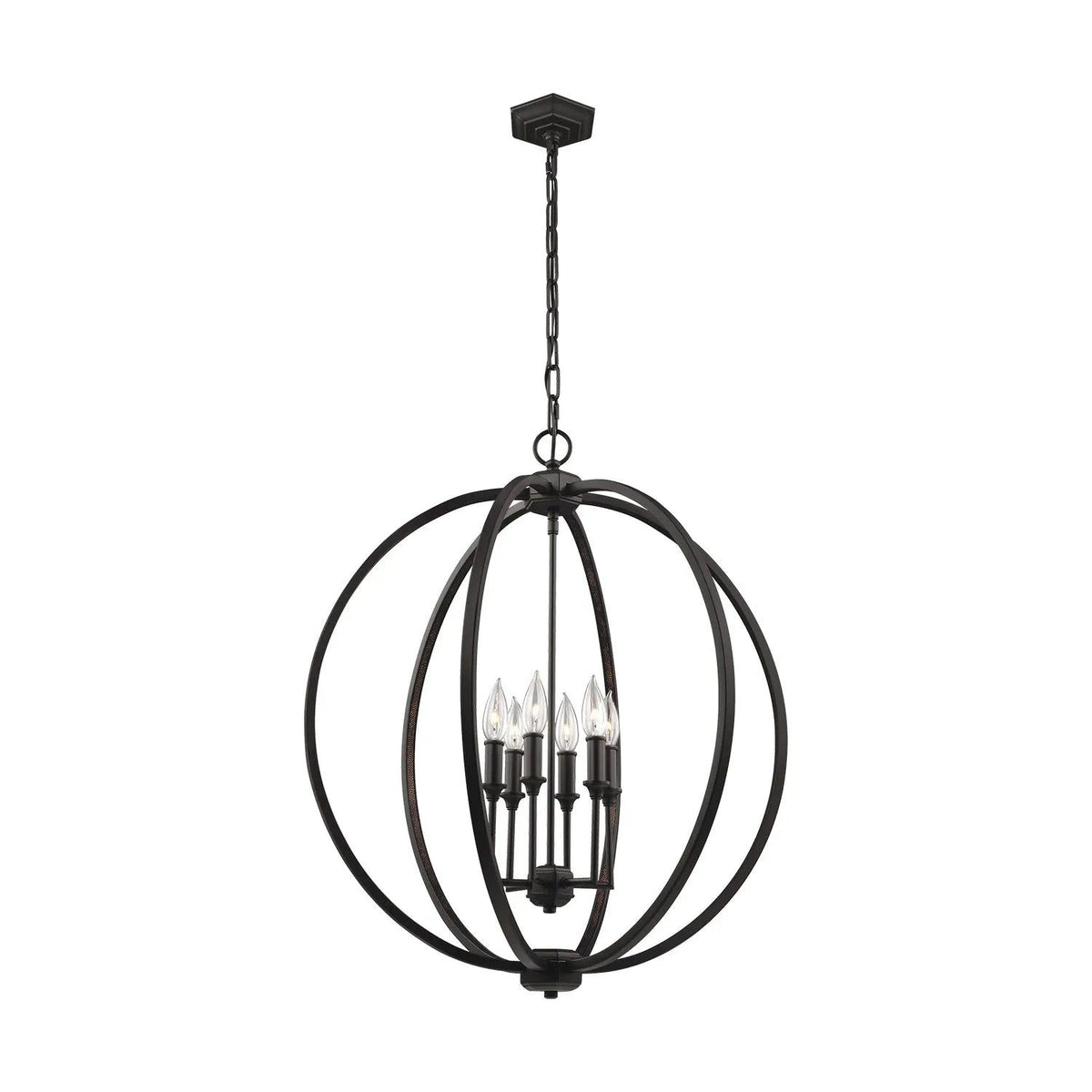 Visual Comfort Studio Collection - Corinne Pendant - F3061/6ORB | Montreal Lighting & Hardware