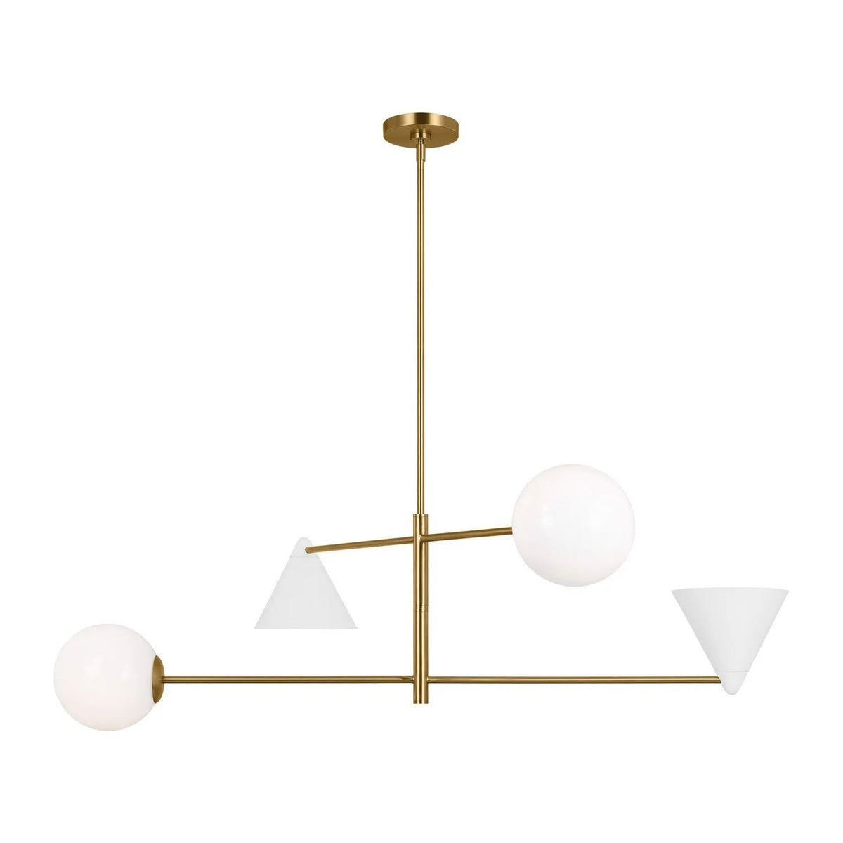 Visual Comfort Studio Collection - Cosmo Chandelier - AEC1094MWTBBS | Montreal Lighting & Hardware