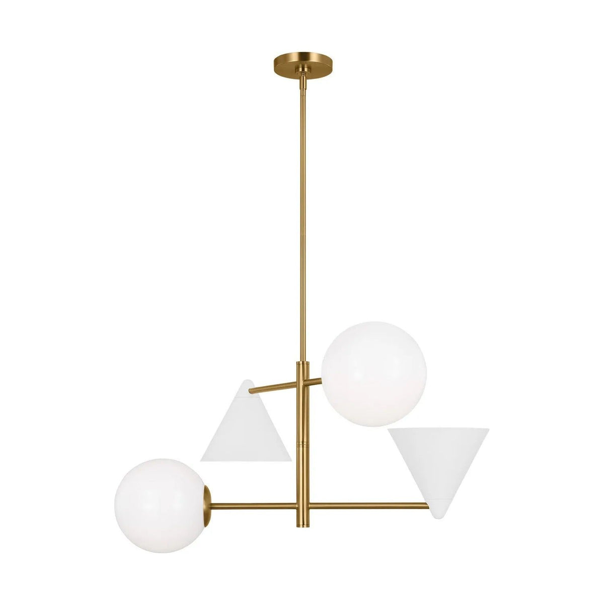 Visual Comfort Studio Collection - Cosmo Chandelier - AEC1114MWTBBS | Montreal Lighting & Hardware