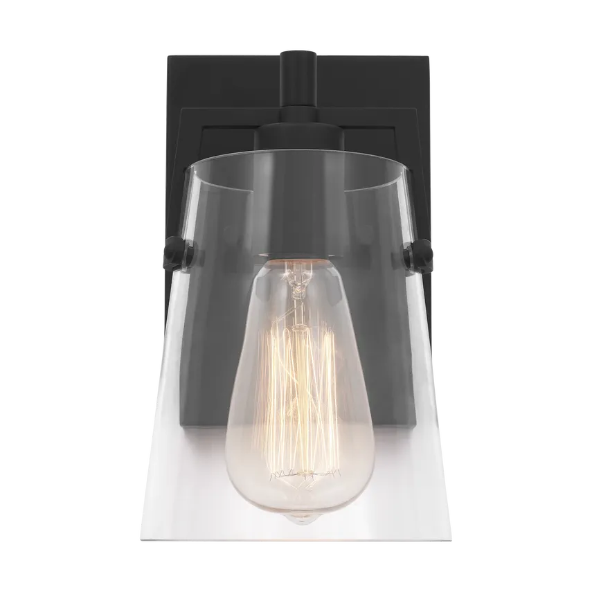 Visual Comfort Studio Collection - Crofton Wall Sconce - DJV1031MBK | Montreal Lighting & Hardware