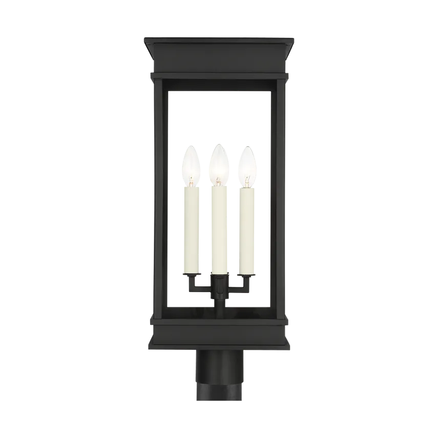 Visual Comfort Studio Collection - Cupertino Outdoor Post Lantern - CO1524TXB | Montreal Lighting & Hardware