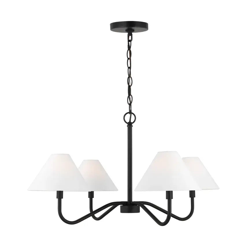 Visual Comfort Studio Collection - Eldon Chandelier - DJC1194MBK | Montreal Lighting & Hardware