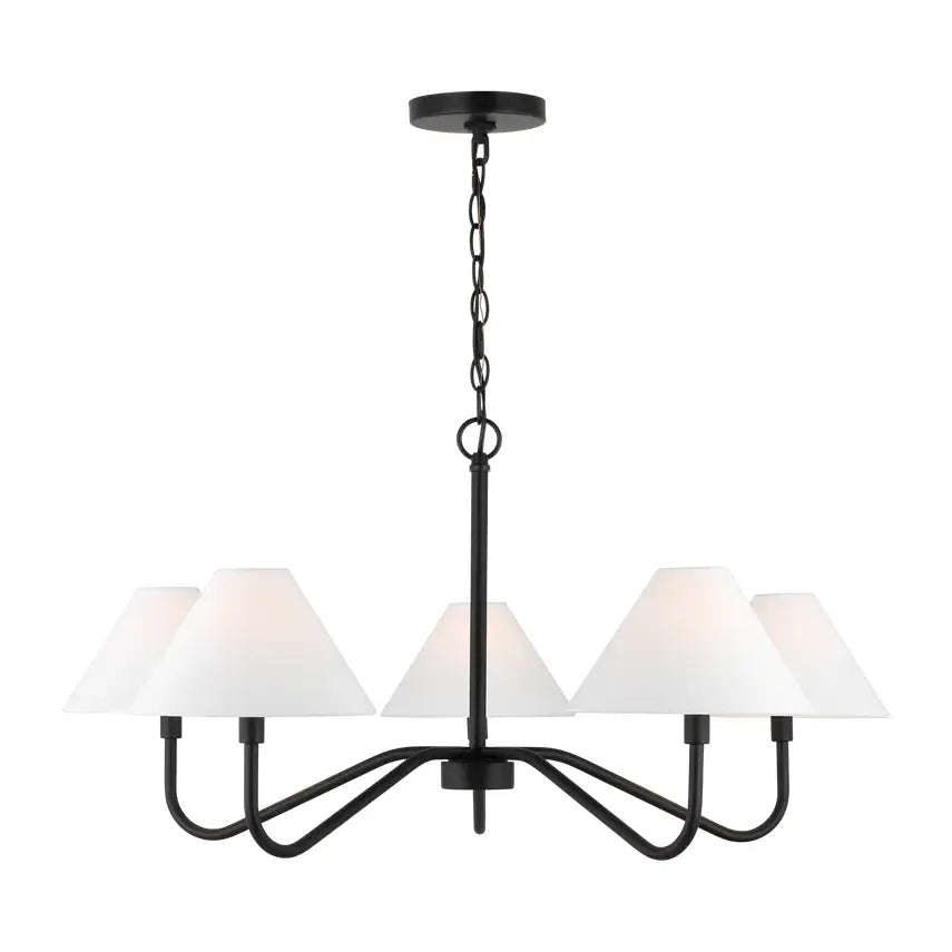 Visual Comfort Studio Collection - Eldon Chandelier - DJC1205MBK | Montreal Lighting & Hardware