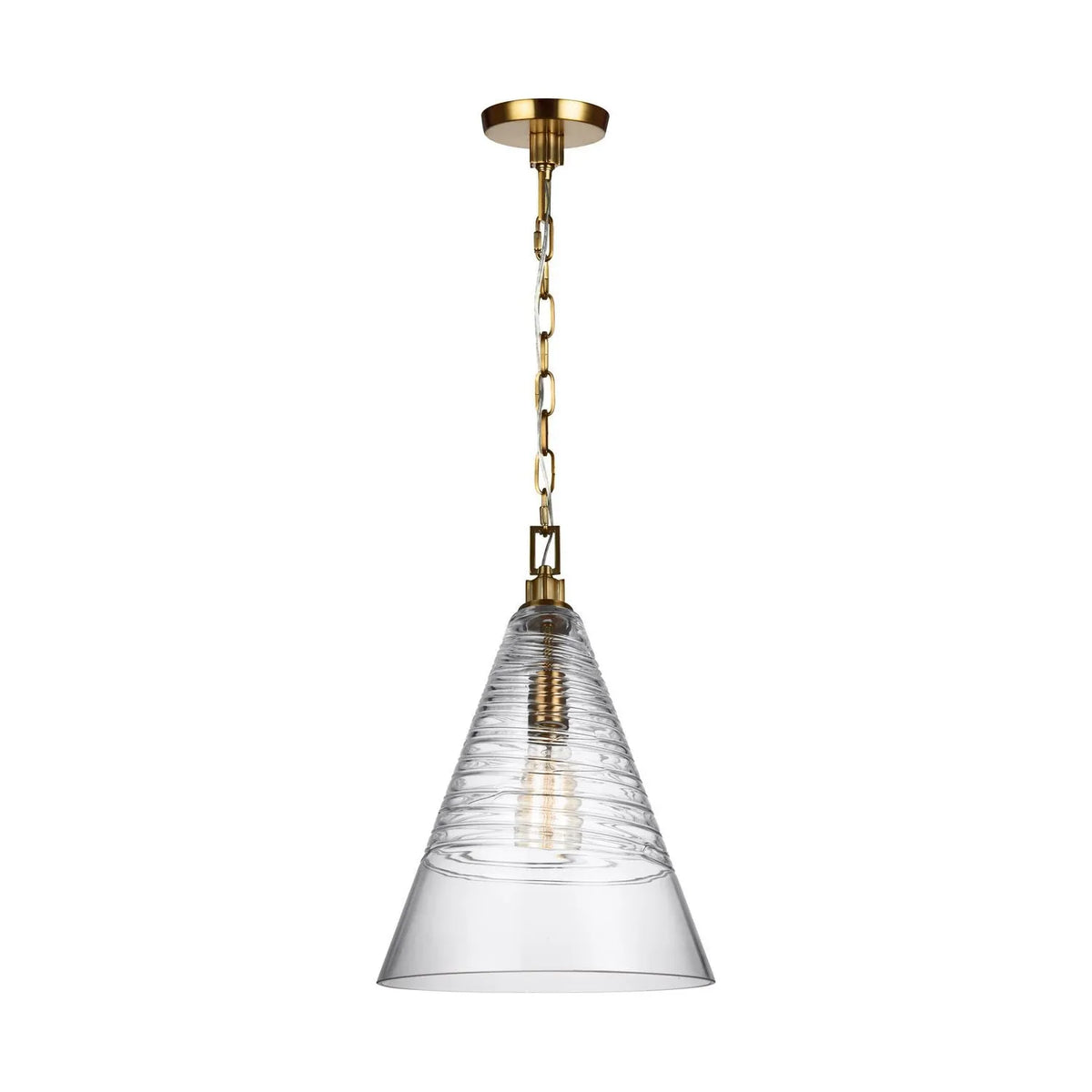 Visual Comfort Studio Collection - Elmore Cone Pendant - P1445BBS | Montreal Lighting & Hardware