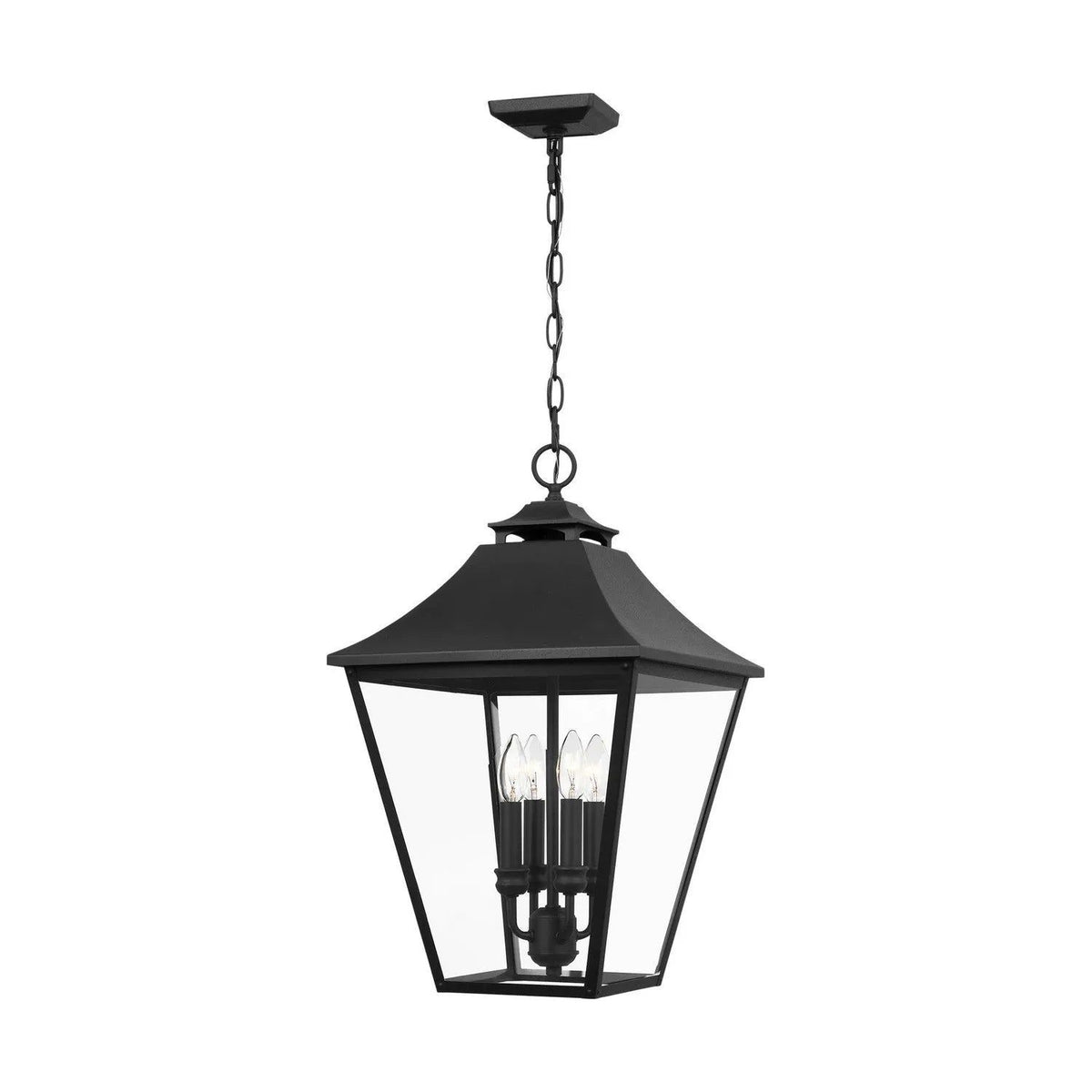 Visual Comfort Studio Collection - Galena Outdoor Pendant - OL14408TXB | Montreal Lighting & Hardware