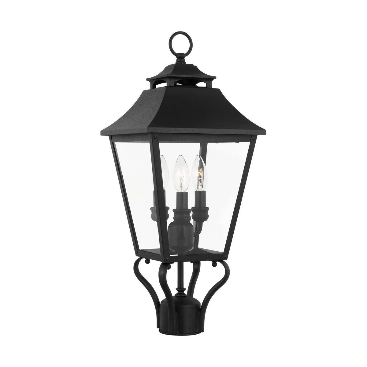 Visual Comfort Studio Collection - Galena Outdoor Post Lantern - OL14406TXB | Montreal Lighting & Hardware