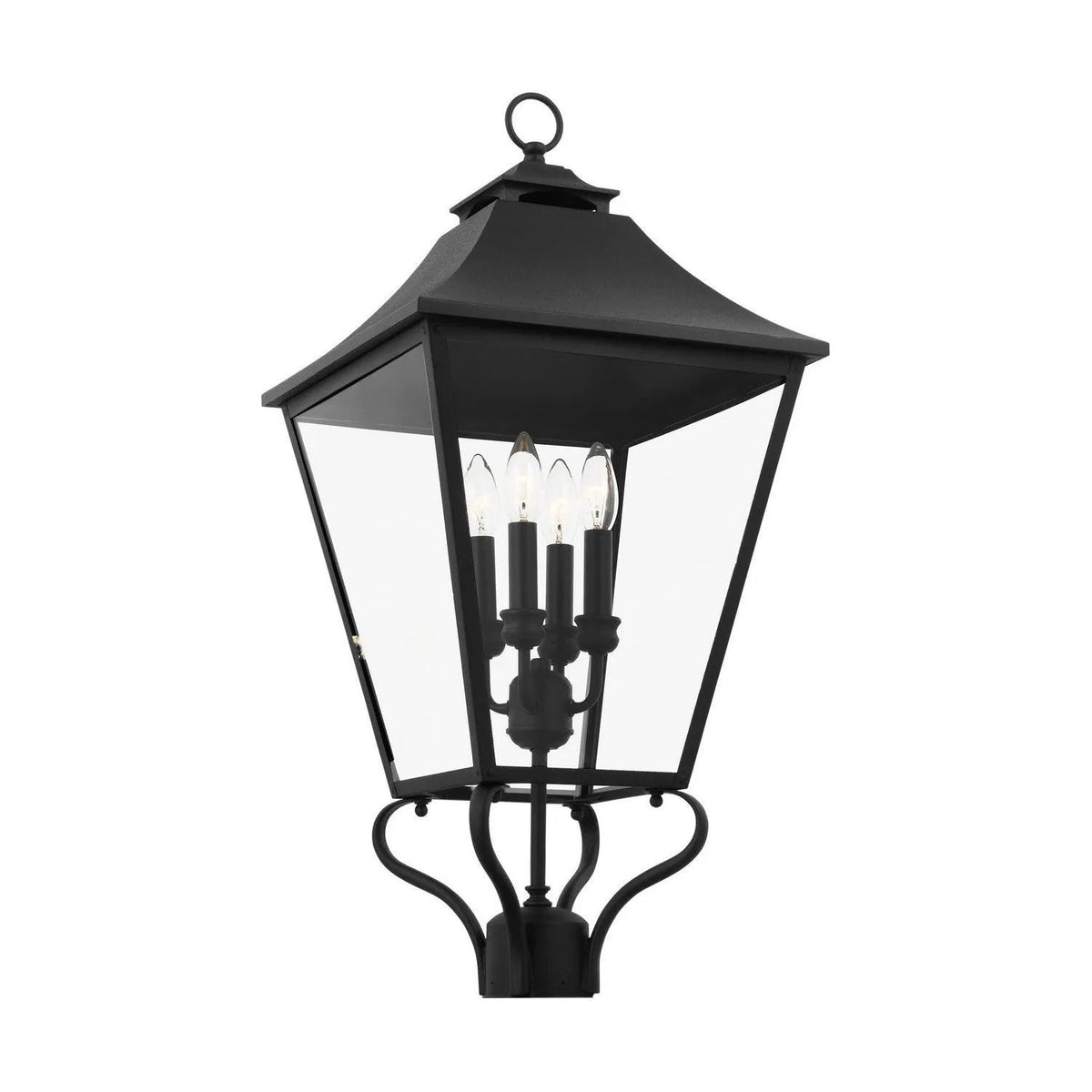 Visual Comfort Studio Collection - Galena Outdoor Post Lantern - OL14407TXB | Montreal Lighting & Hardware