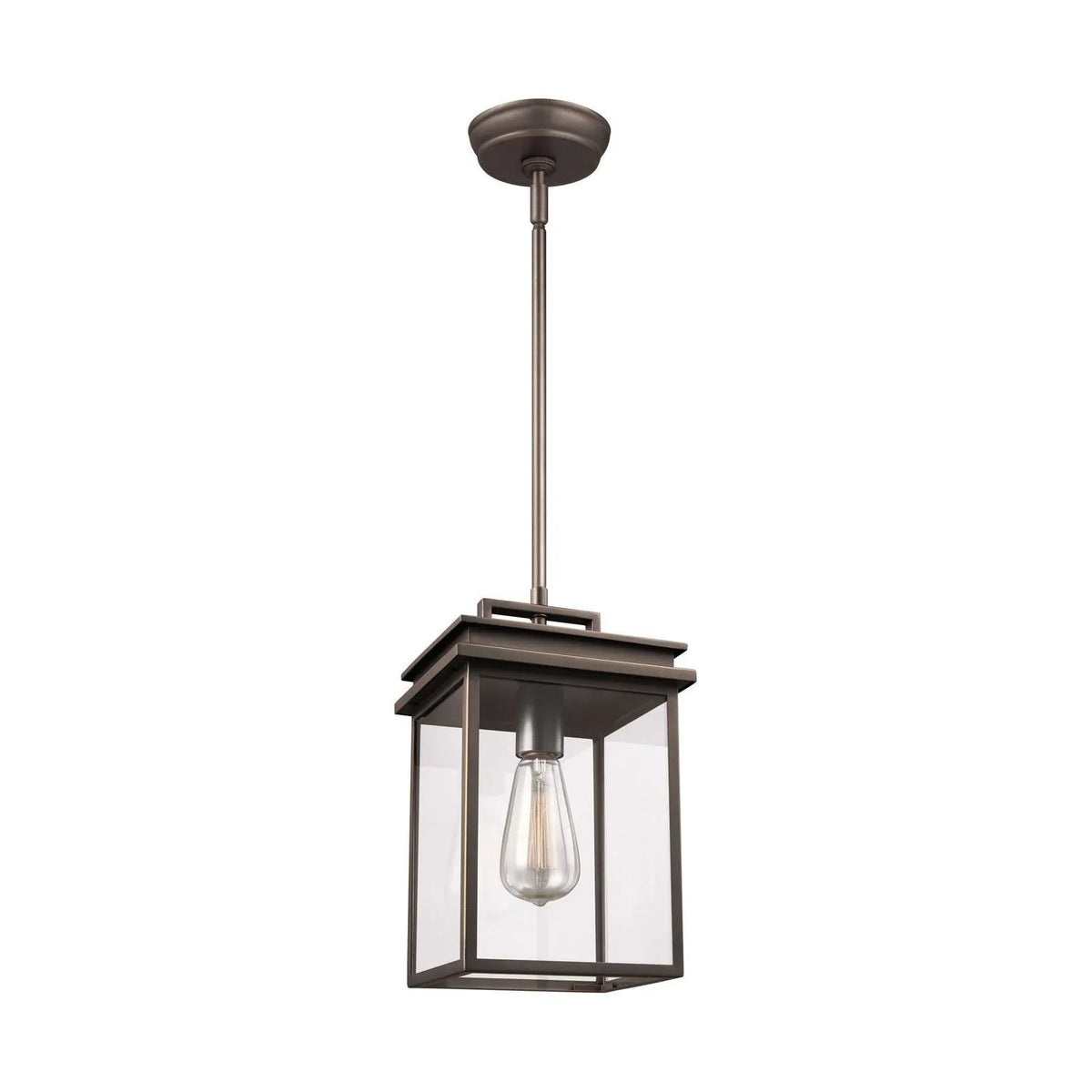 Visual Comfort Studio Collection - Glenview Outdoor Pendant - OL13609ANBZ | Montreal Lighting & Hardware