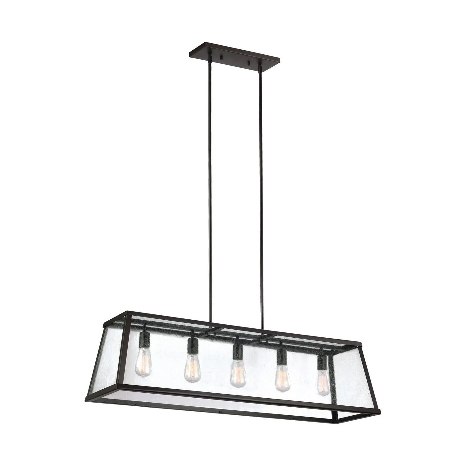 Visual Comfort Studio Collection - Harrow Island Chandelier - F3073/5ORB | Montreal Lighting & Hardware