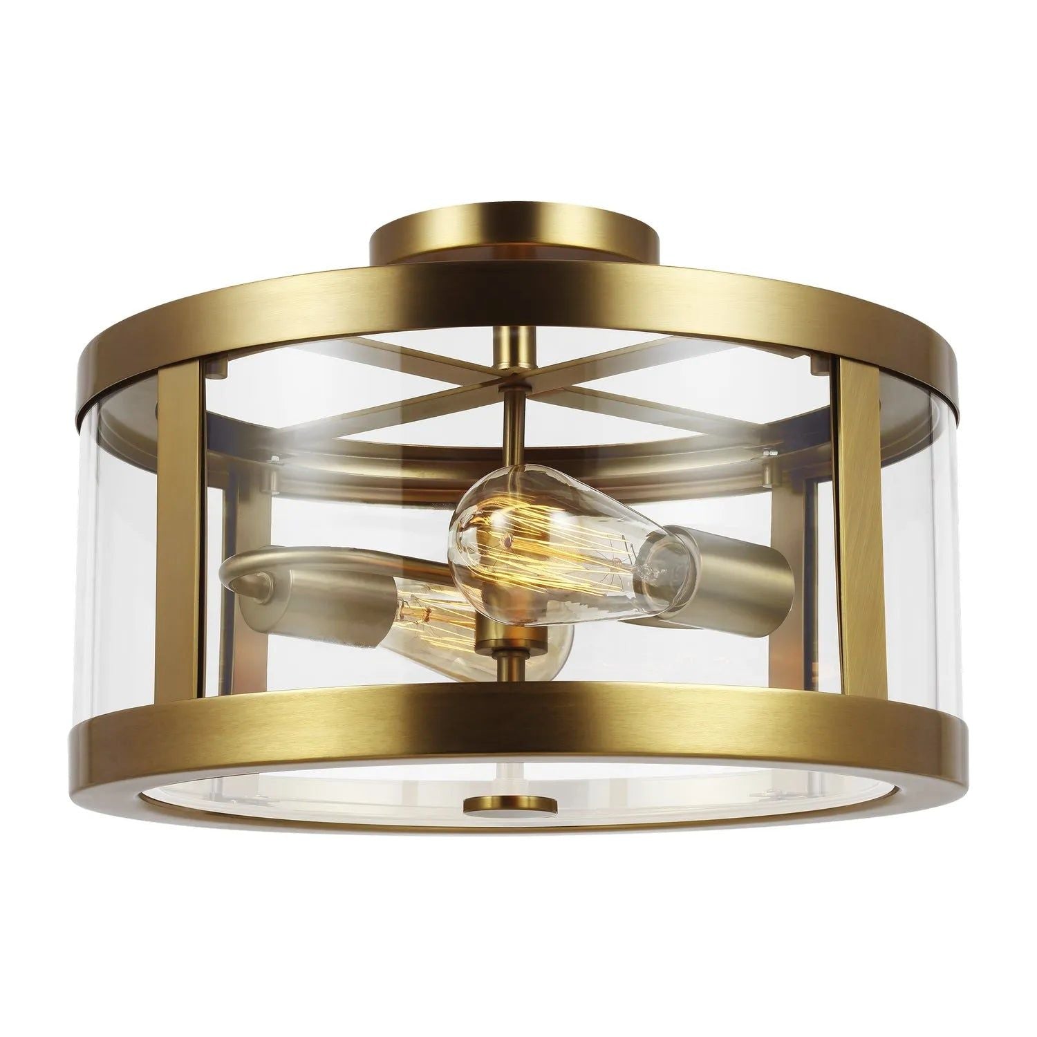 Visual Comfort Studio Collection - Harrow Semi-Flush Mount - SF341BBS | Montreal Lighting & Hardware