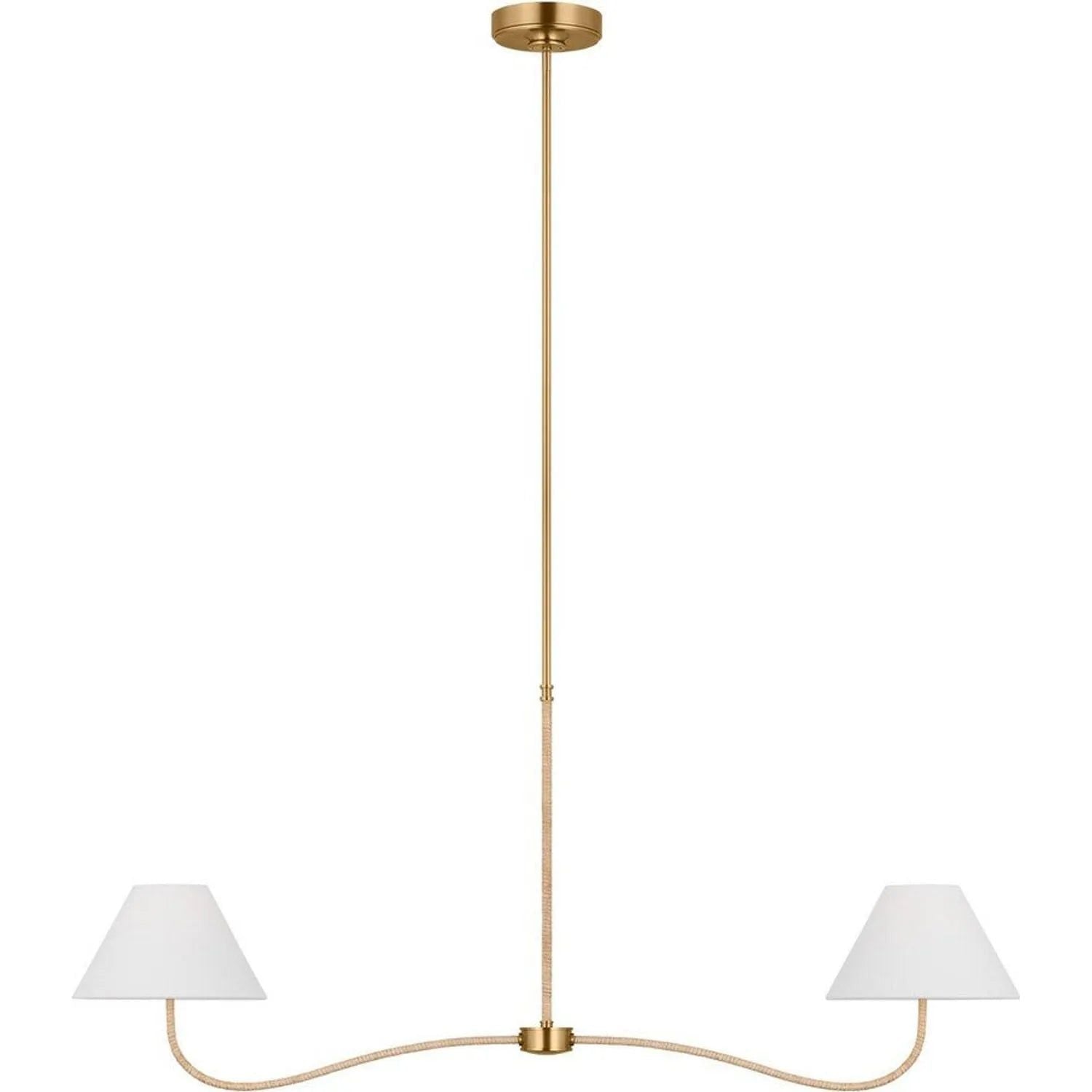 Visual Comfort Studio Collection - Laguna Linear Chandelier - CC1712BBS | Montreal Lighting & Hardware