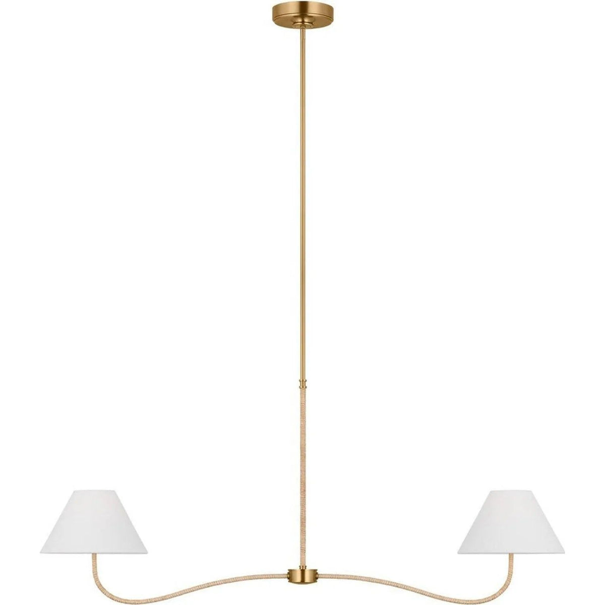 Visual Comfort Studio Collection - Laguna Linear Chandelier - CC1712BBS | Montreal Lighting & Hardware