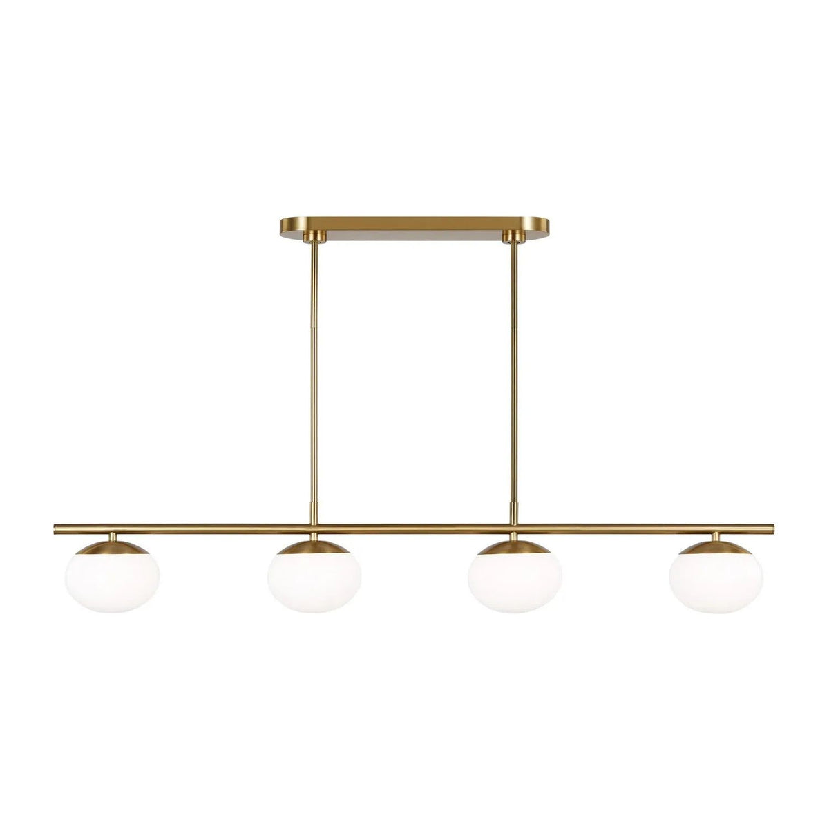 Visual Comfort Studio Collection - Lune Linear Chandelier - EC1264BBS | Montreal Lighting & Hardware