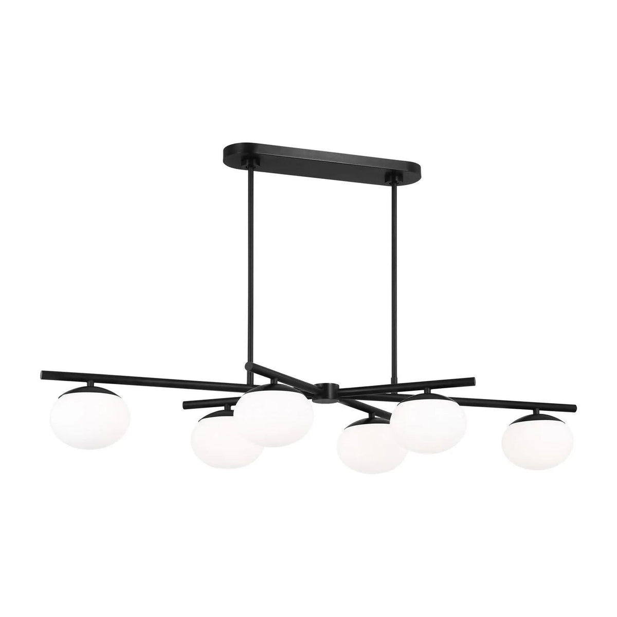 Visual Comfort Studio Collection - Lune Linear Chandelier - EC1276AI | Montreal Lighting & Hardware