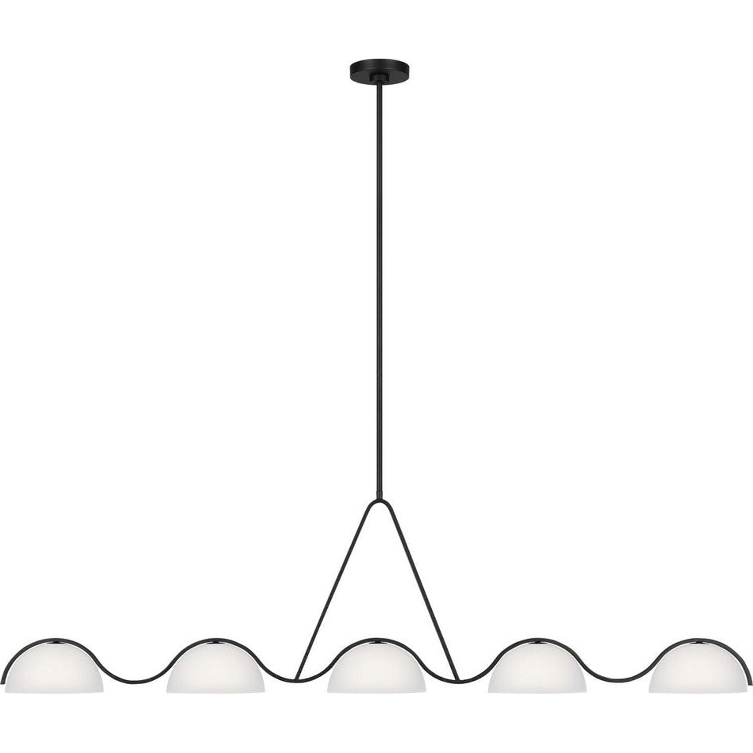 Visual Comfort Studio Collection - Nido Linear Chandelier - KC1125MBK | Montreal Lighting & Hardware