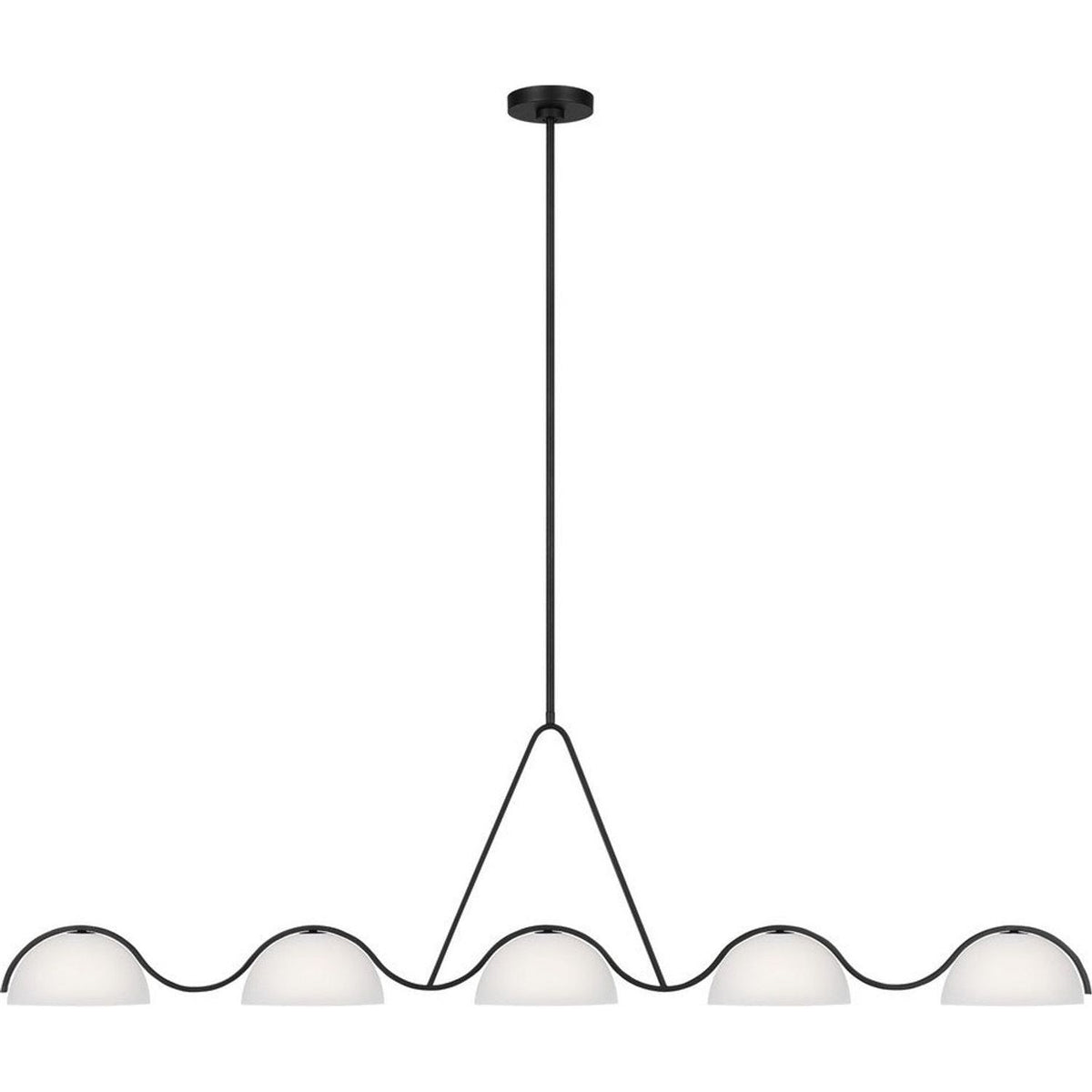 Visual Comfort Studio Collection - Nido Linear Chandelier - KC1125MBK | Montreal Lighting & Hardware