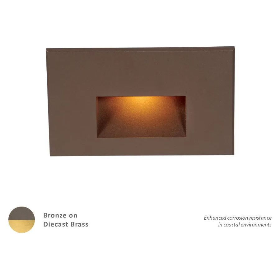 WAC Lighting - 4011 LED Step and Wall Light - 4011-AMBBR | Montreal Lighting & Hardware