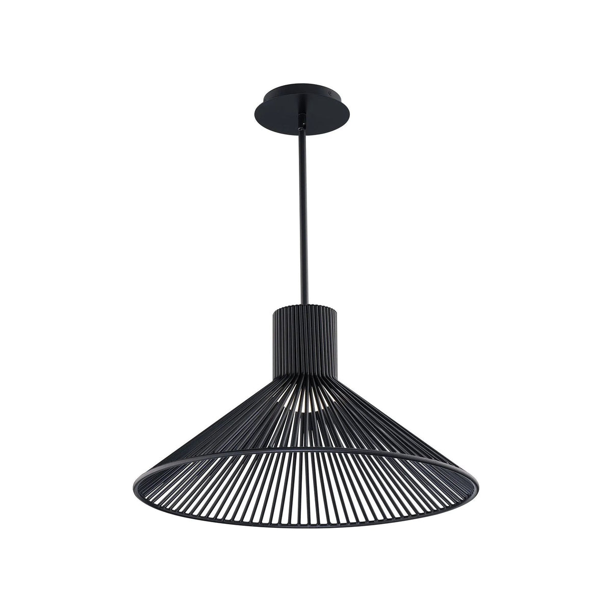 WAC Lighting - Cappe LED Pendant - PD-17421-27-BK | Montreal Lighting & Hardware