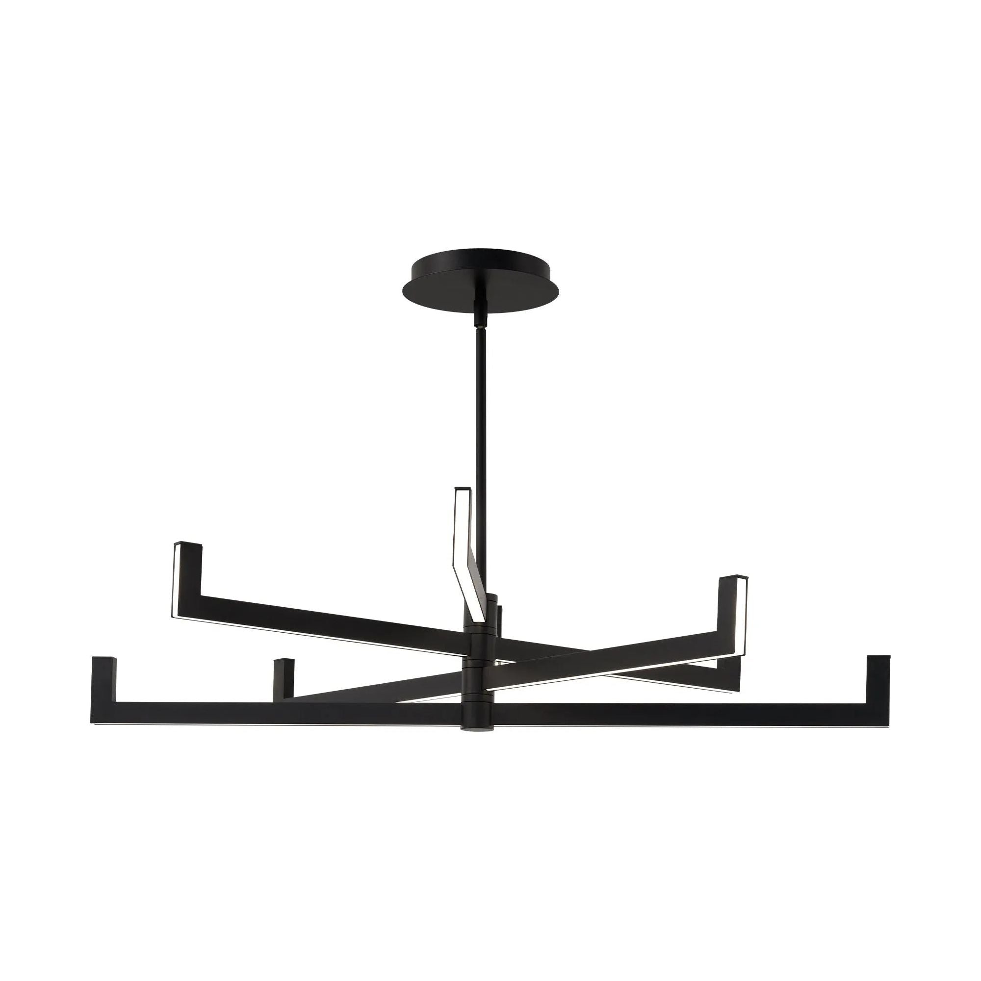 WAC Lighting - Ferrous LED Chandelier - PD-33436-27-BK | Montreal Lighting & Hardware