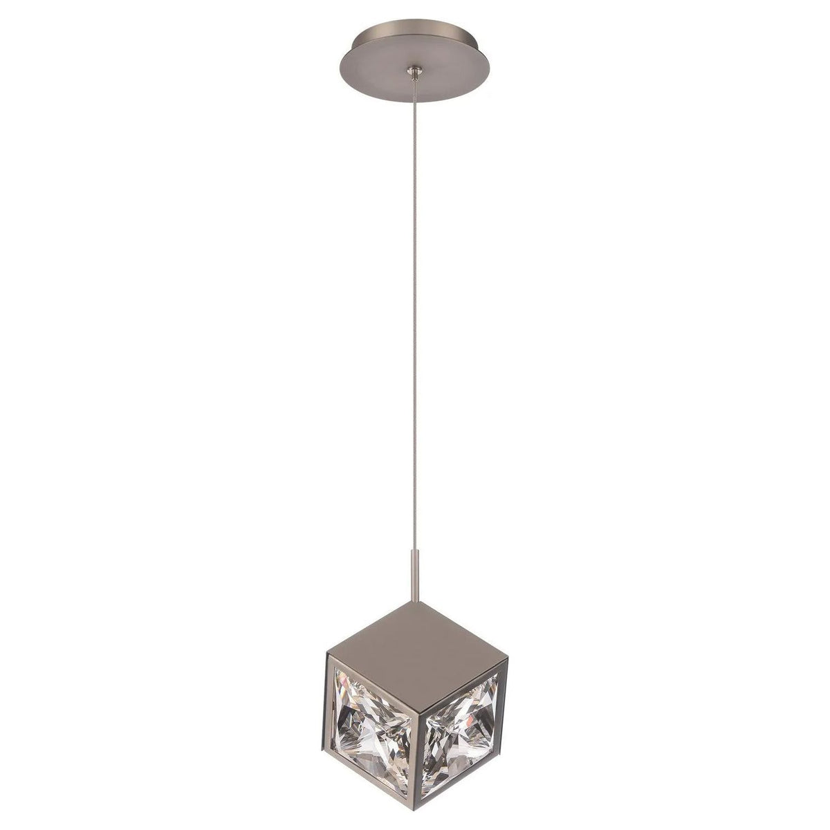 WAC Lighting - Ice Cube LED Mini Pendant - PD-29308-BN | Montreal Lighting & Hardware