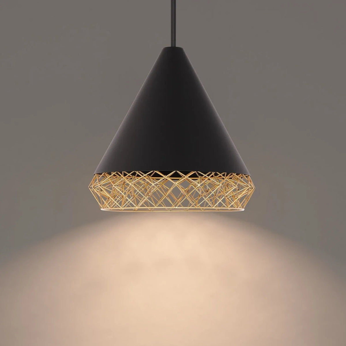 WAC Lighting - Lacey LED Pendant - PD-45427-BK/GO | Montreal Lighting & Hardware